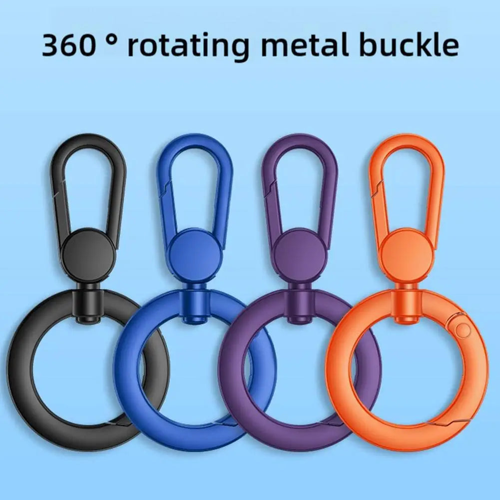 Metal Phone Lanyard With Rotatable Buckle And Steel Clip
