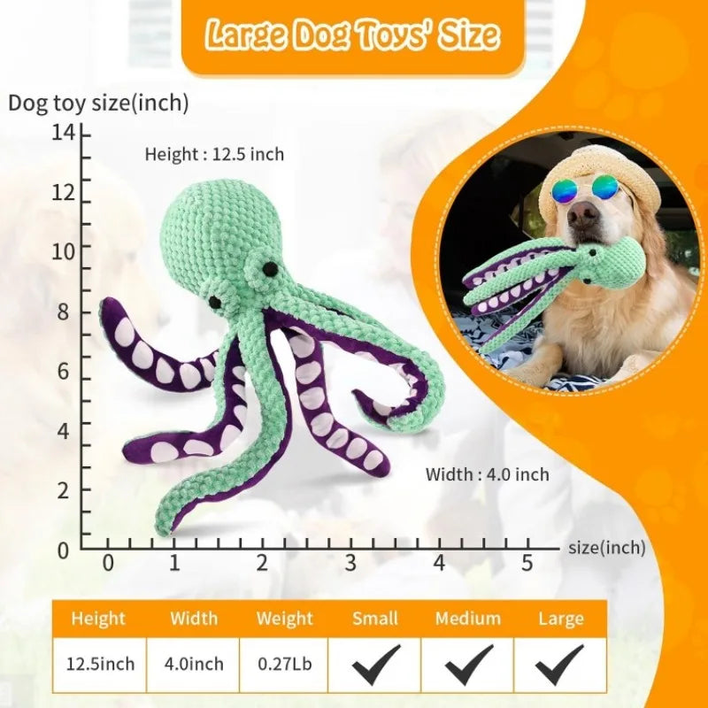 Ultra Soft Plush Squeaky Dog Toy For All Breeds Training Reward Gift