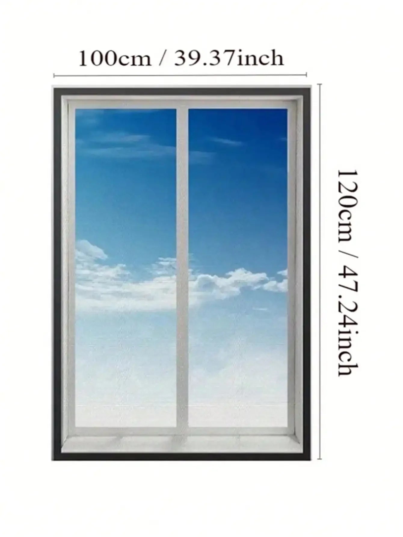 Self Adhesive Mosquito Window Screen No Drill Installation
