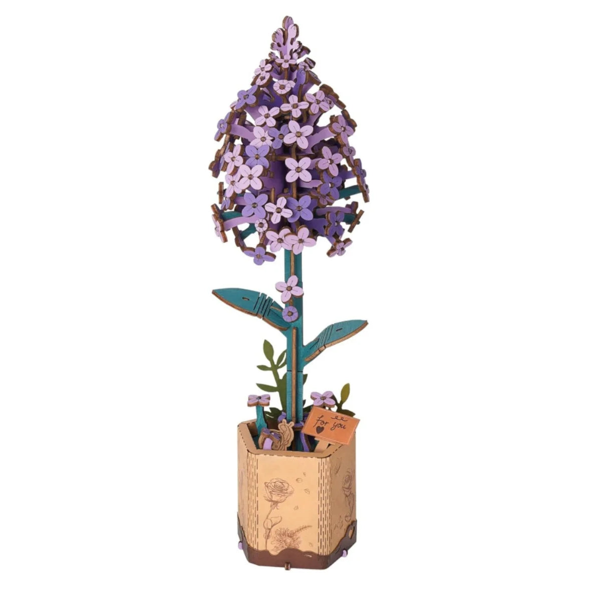 Robotime ROKR 3D Wooden Puzzle Flowers Bouquet Craft Kit
