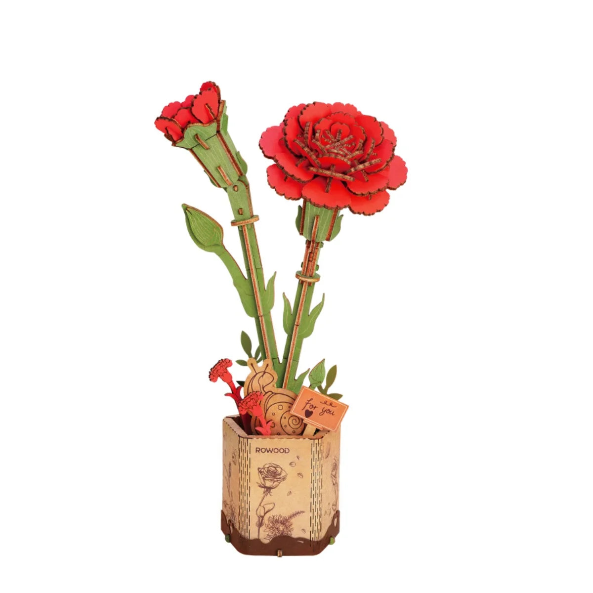 Rolife 3D Wooden Puzzle Flowers Eternal Flowers Model Kit