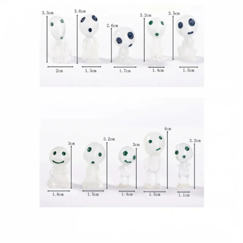 Luminous Ghost Micro Landscape Accessories Fairy Garden Glow Decor