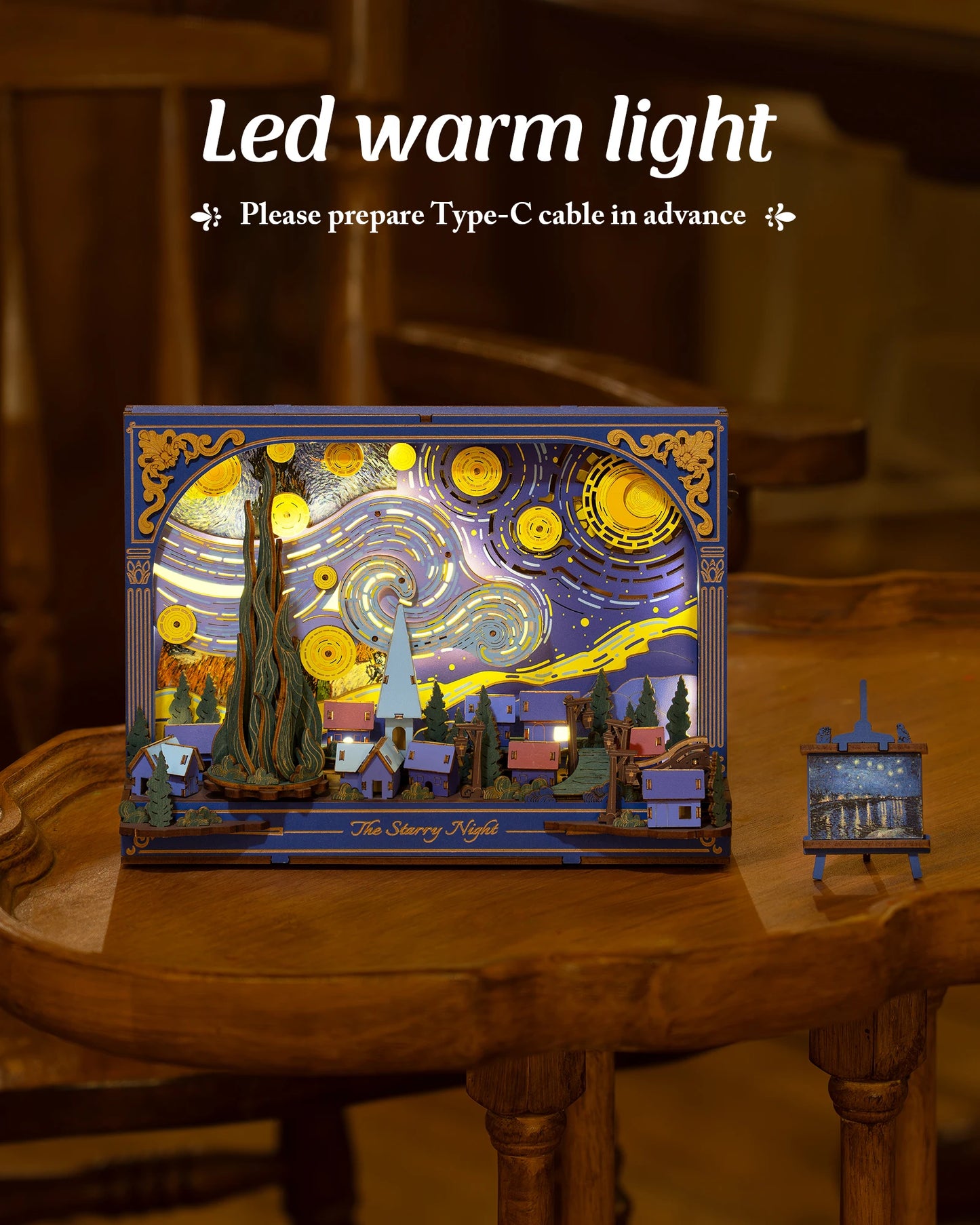 ROKR Starry Night 3D Puzzle Kit Vincent Van Gogh