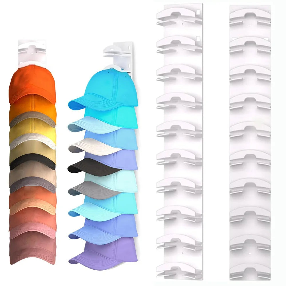 Plastic Hat Rack Space Saving Baseball Cap Storage Organizer