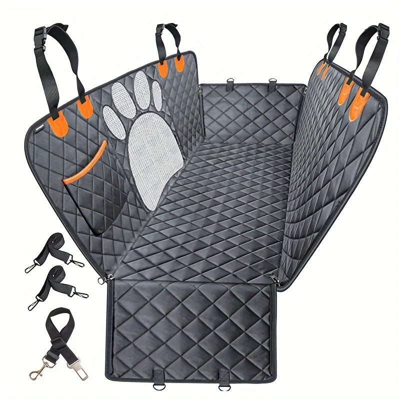 NONECN Dog Hammock Car Seat Cover For Pets Heavy Duty