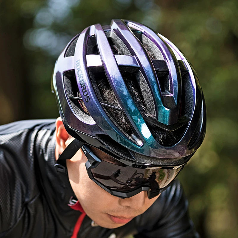 ROCKBROS Ultralight Bike Helmet Breathable Shockproof for Road Cycling