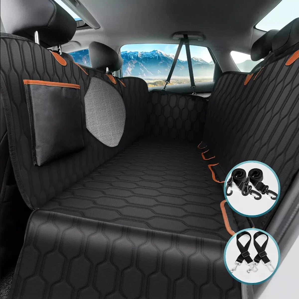 Car Dog Seat Cover Back Seat Waterproof Nonslip Protector