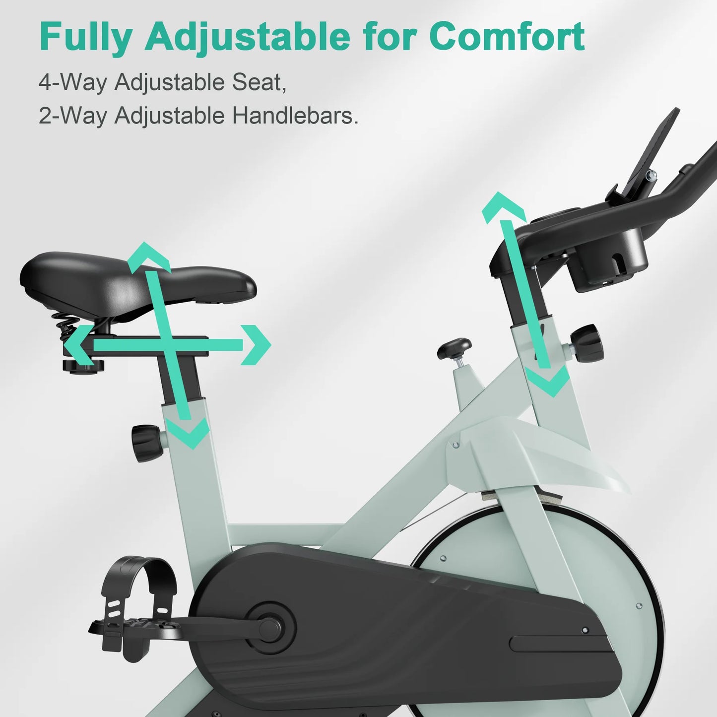 Superun 32 Level Magnetic Resistance Stationary Bike For Home Workouts
