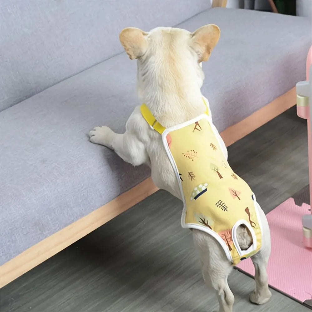 Reusable Female Dog Diapers With Buckle Adjustable Breathable Mesh Incontinence