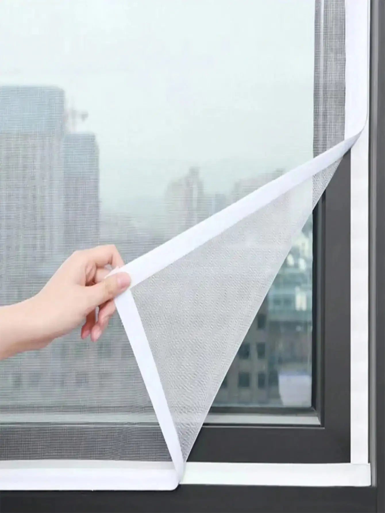 Self Adhesive Mosquito Window Screen No Drill Installation