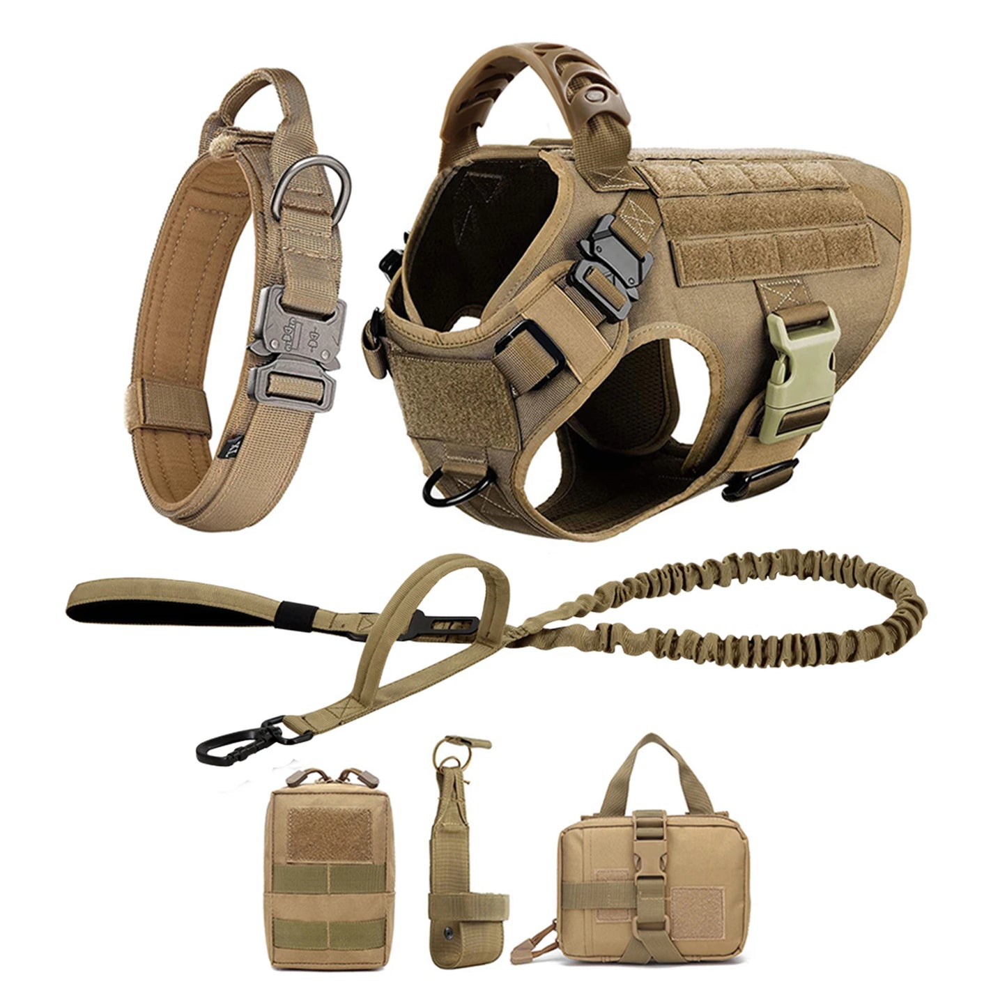 Nylon Dog Harness And Leash Set For Large Dogs Training Walking Vest