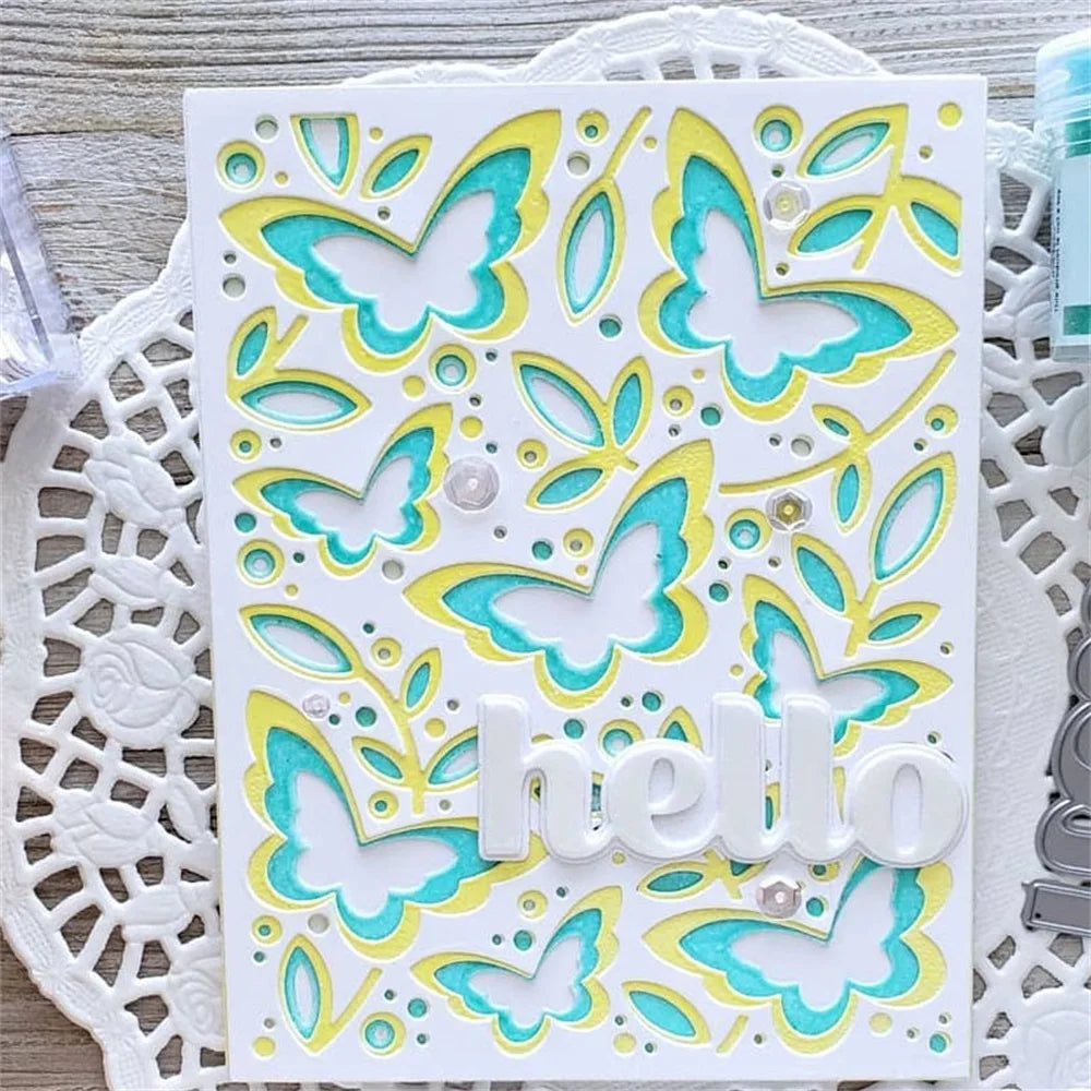 Butterfly Plates Metal Cutting Dies For DIY Card Making Scrapbooking