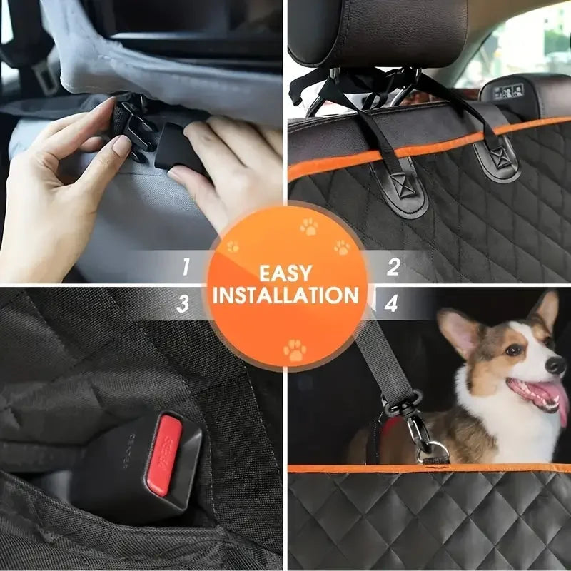 Dog Car Seat Cover Hammock Waterproof Nonslip Durable Back Seat