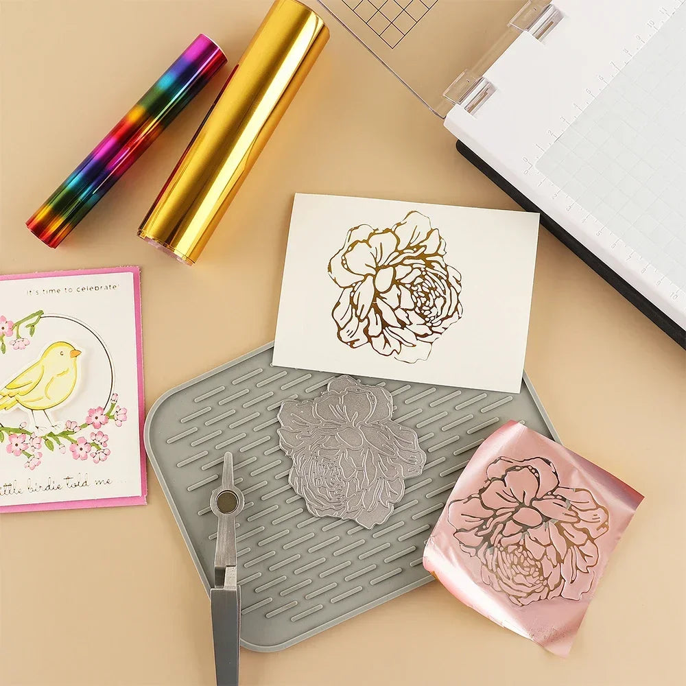 Holographic Heat Activated Foil Transfer Sheets for DIY Crafts