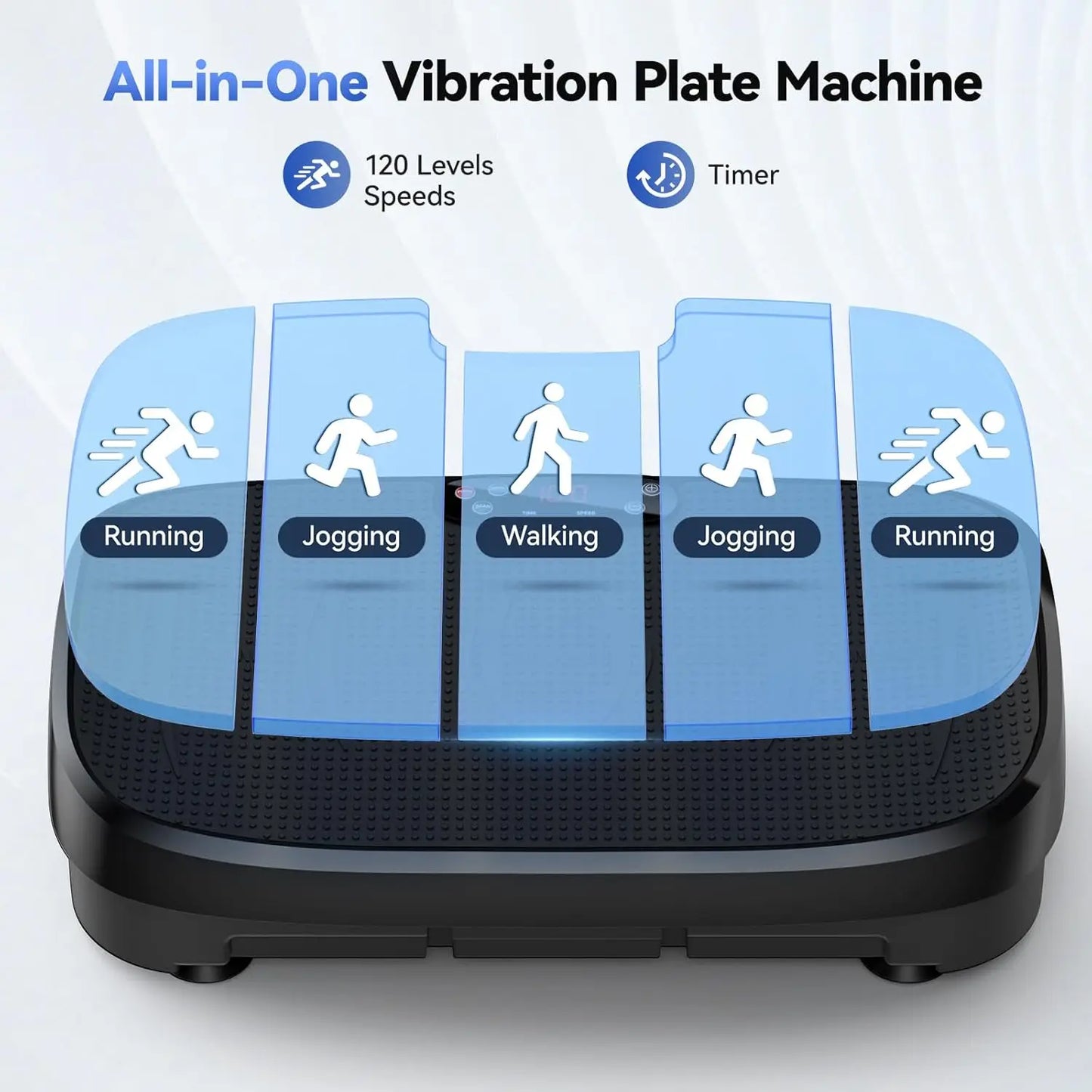 HTM Vibration Plate Fitness MultiFunction Trainer For Home Gym