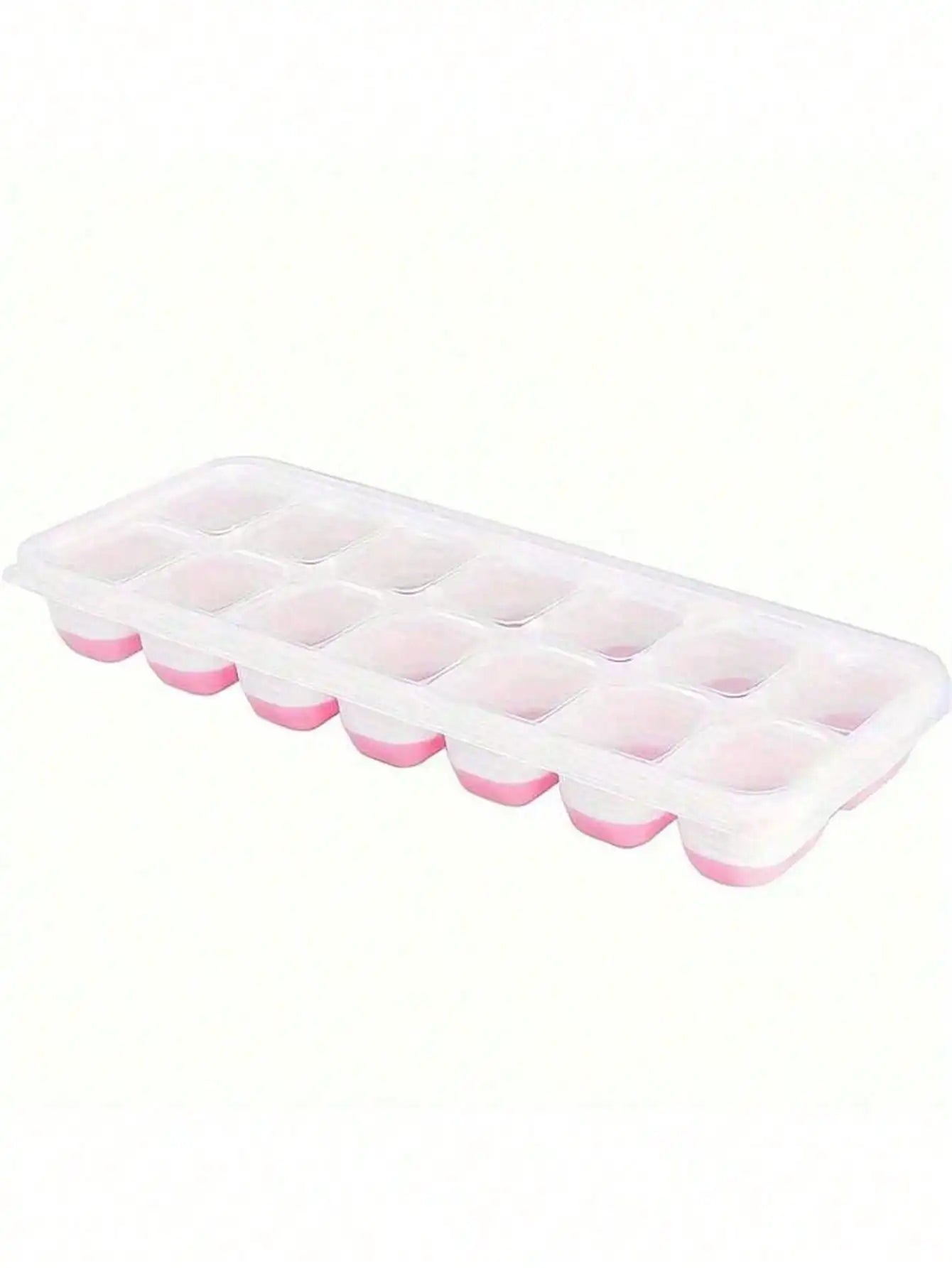 Multicolor Silicone Ice Cube Trays 14Cavity With Removable Lids