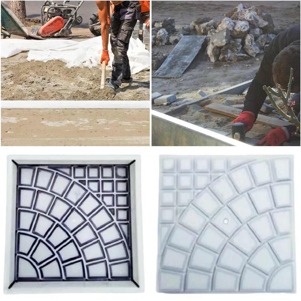 Alloet Plastic Garden Paving Brick Mould for Pathways