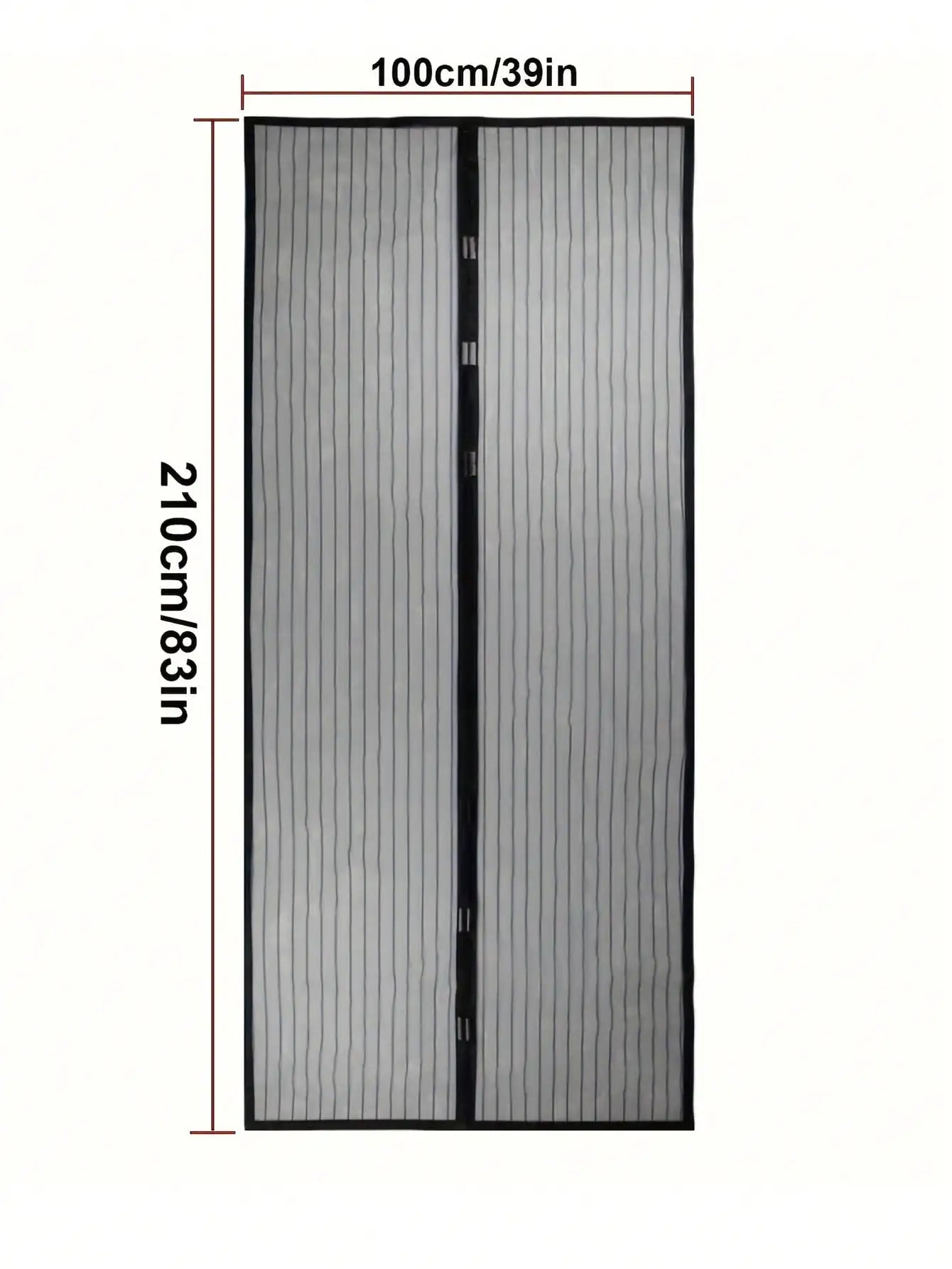Easy Install Magnetic Door Curtain Auto Closing Mosquito Proof