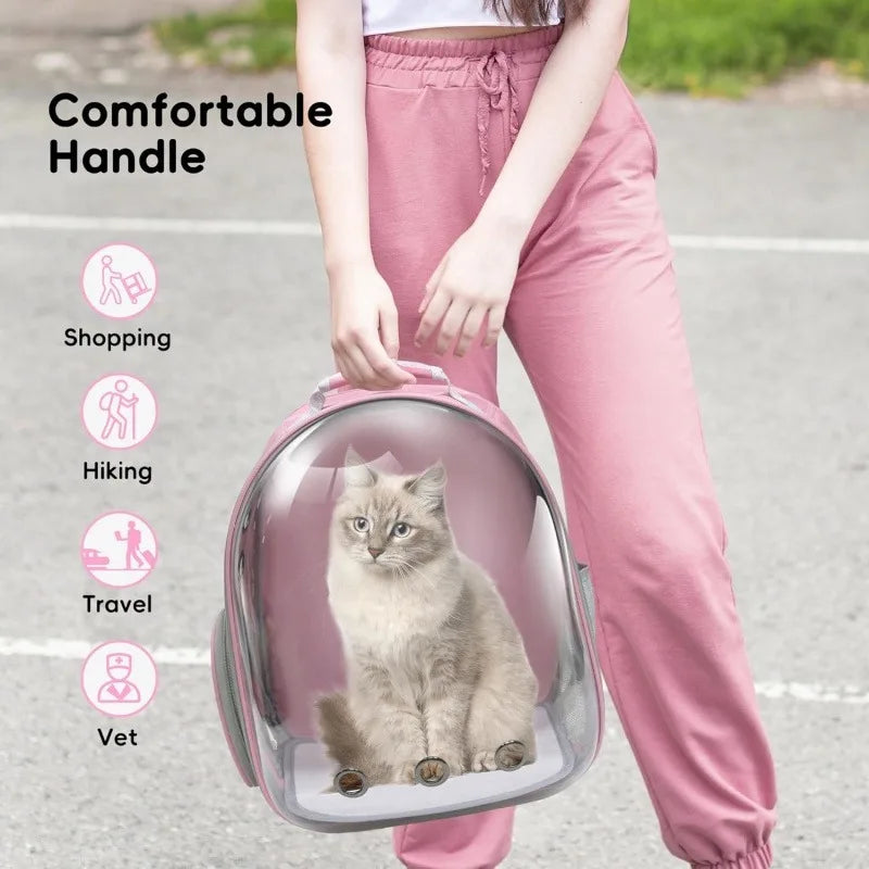 Front Expandable Cat Backpack For Pets Holds Up To 20 Pounds