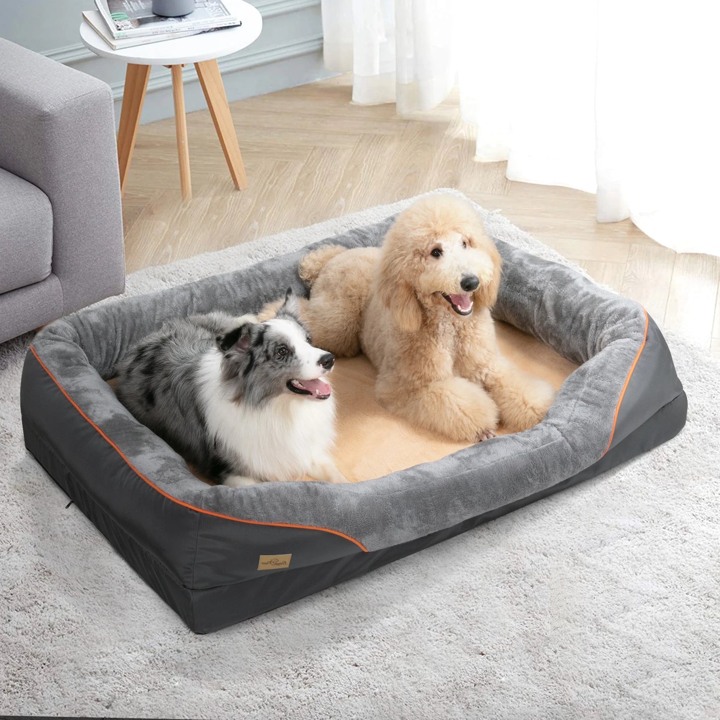 BINGOPAWCN Dog Bed Removable Washable Cover Anti Allergy