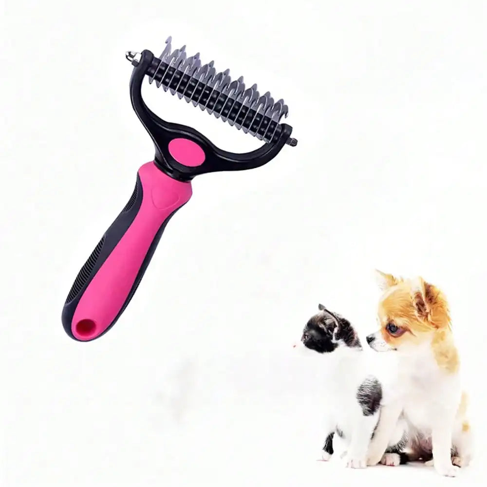 Stainless Steel Double Sided Detangling Comb for Cats and Dogs
