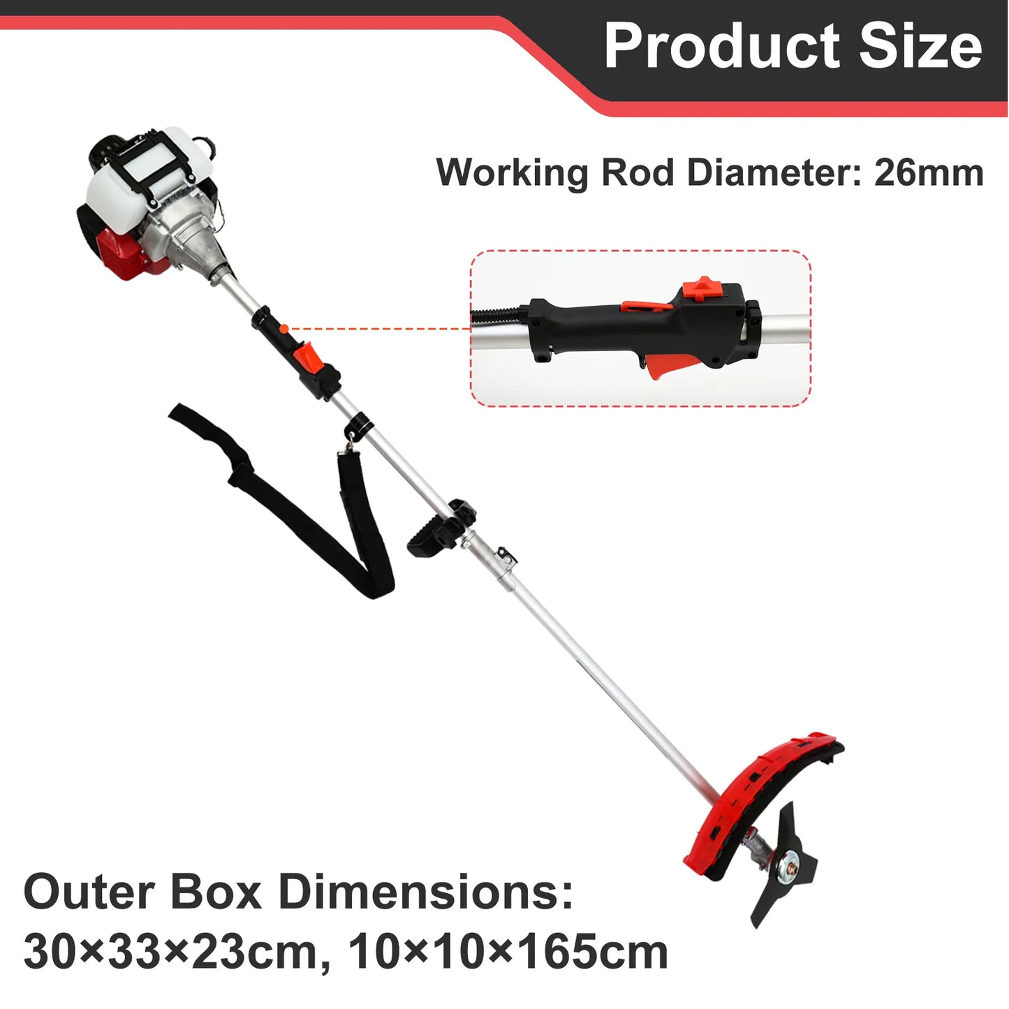 4 Stroke Gas Weed Eater Trimmer For Lawn And Garden