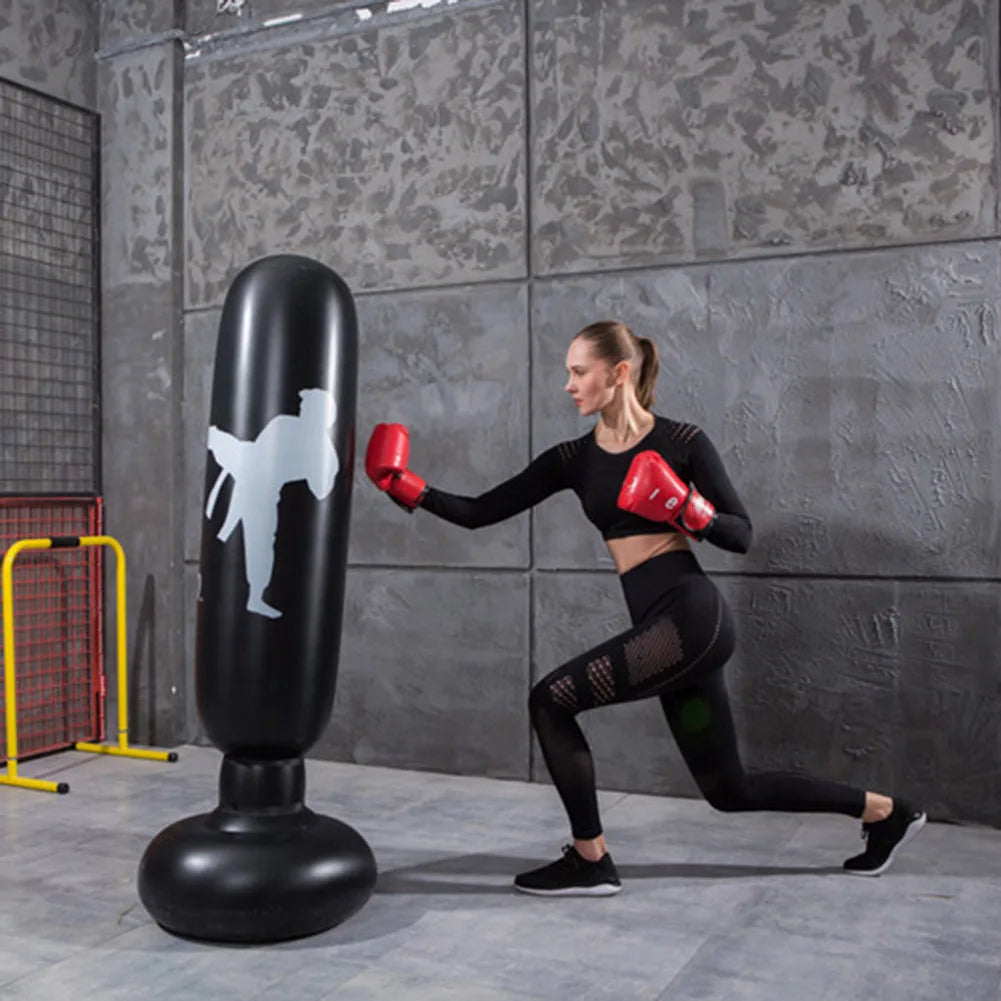 APWIKOGER Inflatable Boxing Bag for Punching and Training