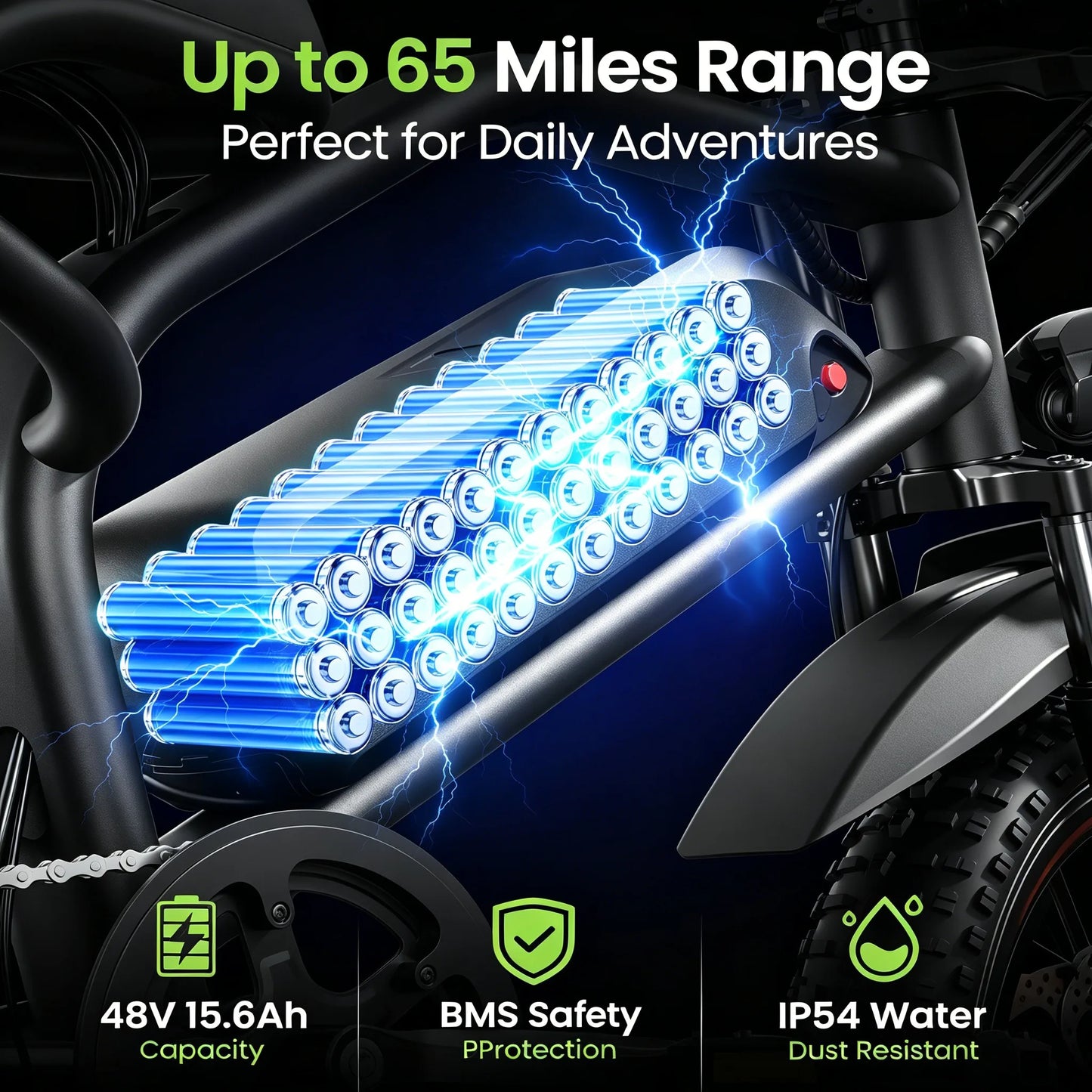 EILLEO SPACEWALK Electric Fat Tire All Terrain Ebike for Adults