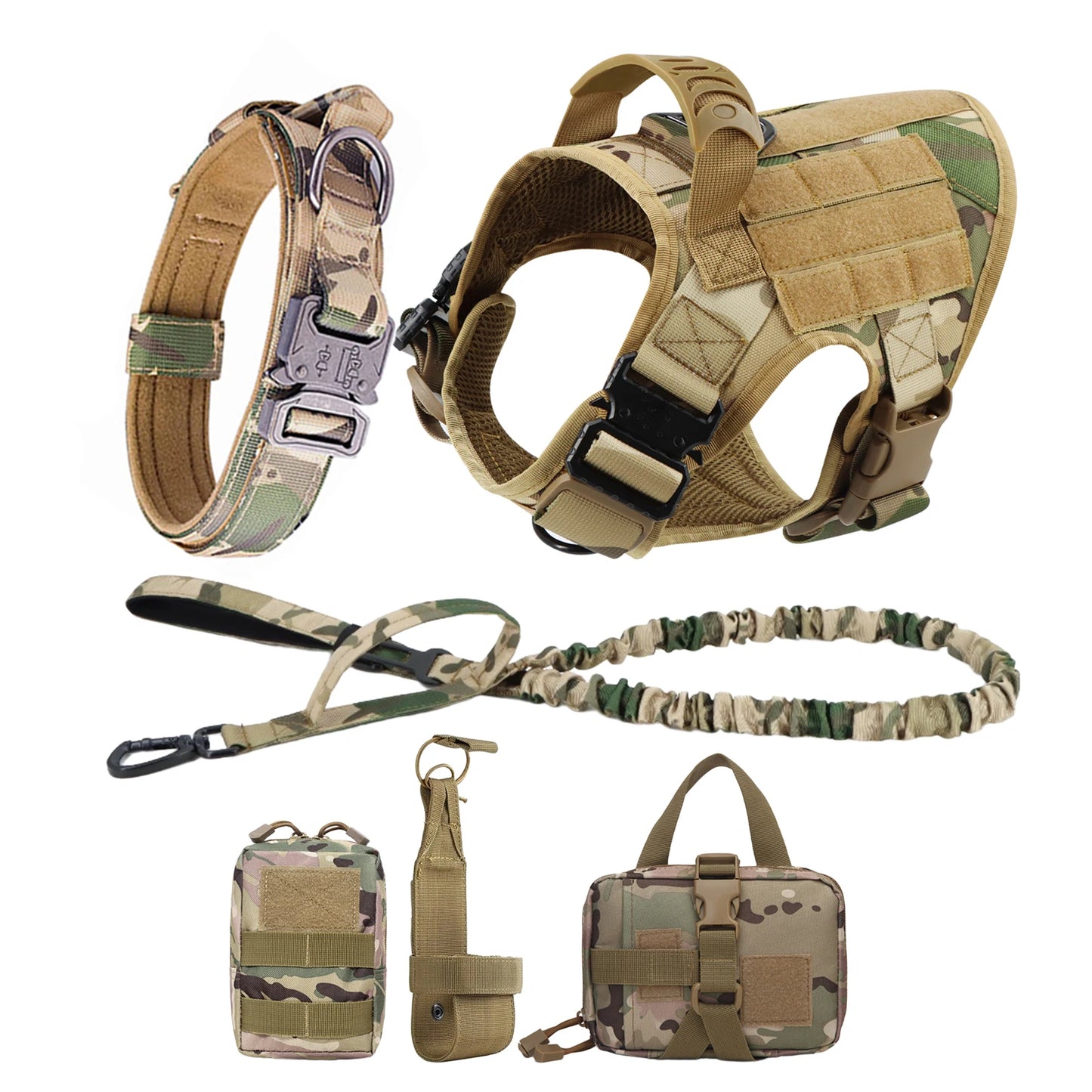 Nylon Dog Harness And Leash Set For Large Dogs Training Walking Vest
