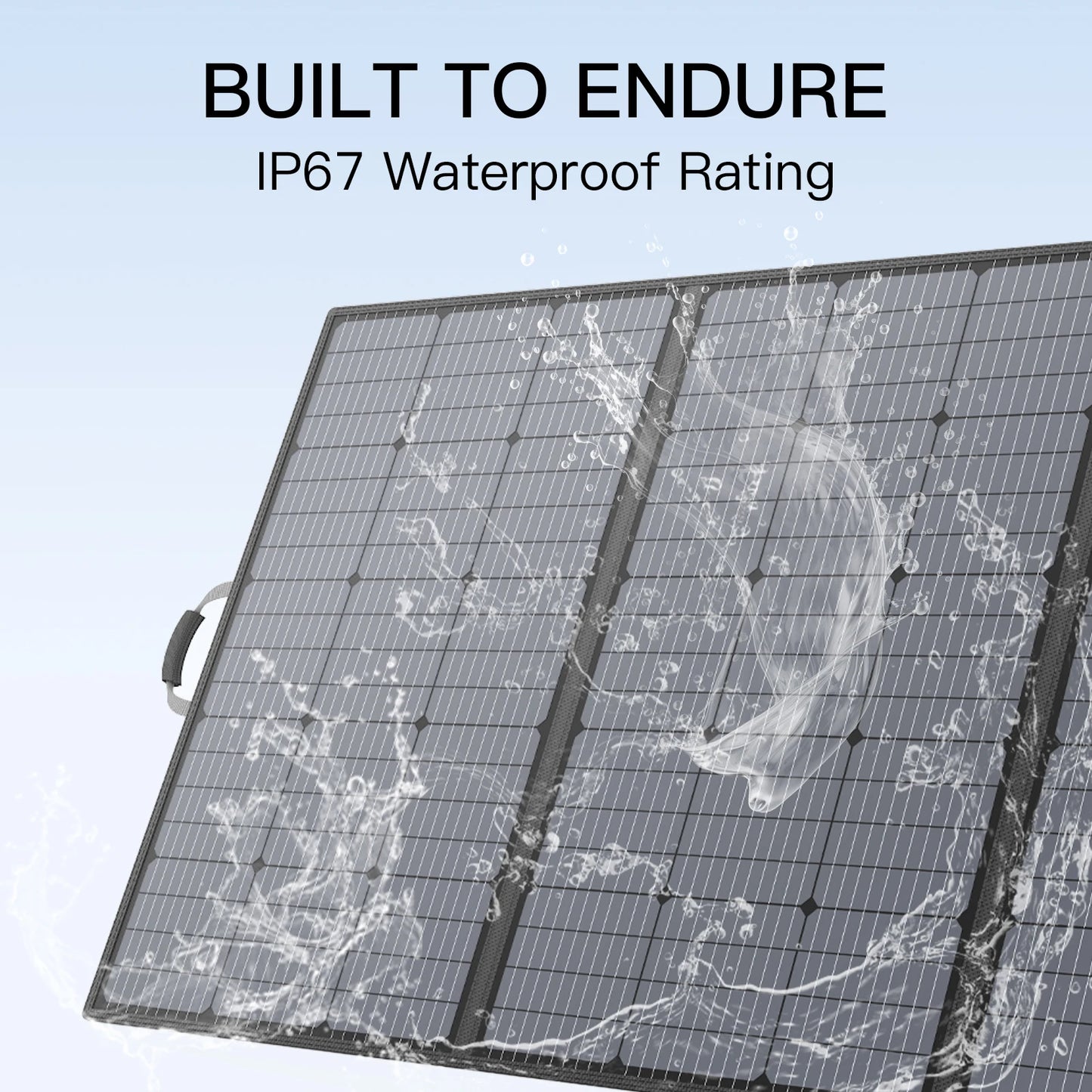 MHPOWOS 400W Portable Waterproof Foldable Solar Panel for Off Grid