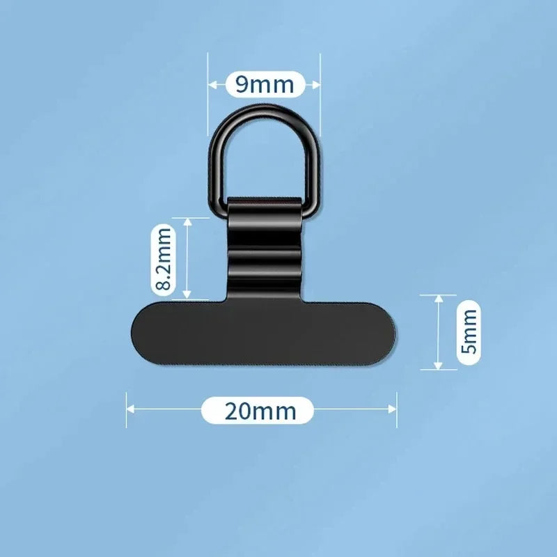 Mini Stainless Steel Lanyard Patch For iPhone 13 To 16
