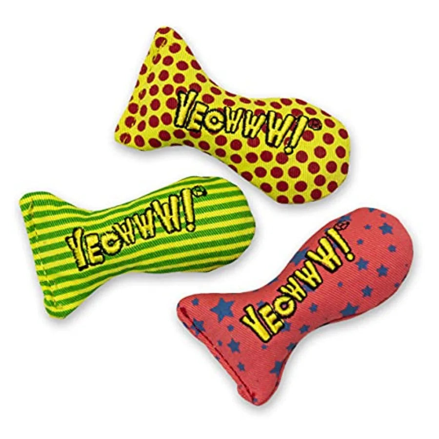 Catnip Dots Toy for Cats in Soft Suede Fabric Play