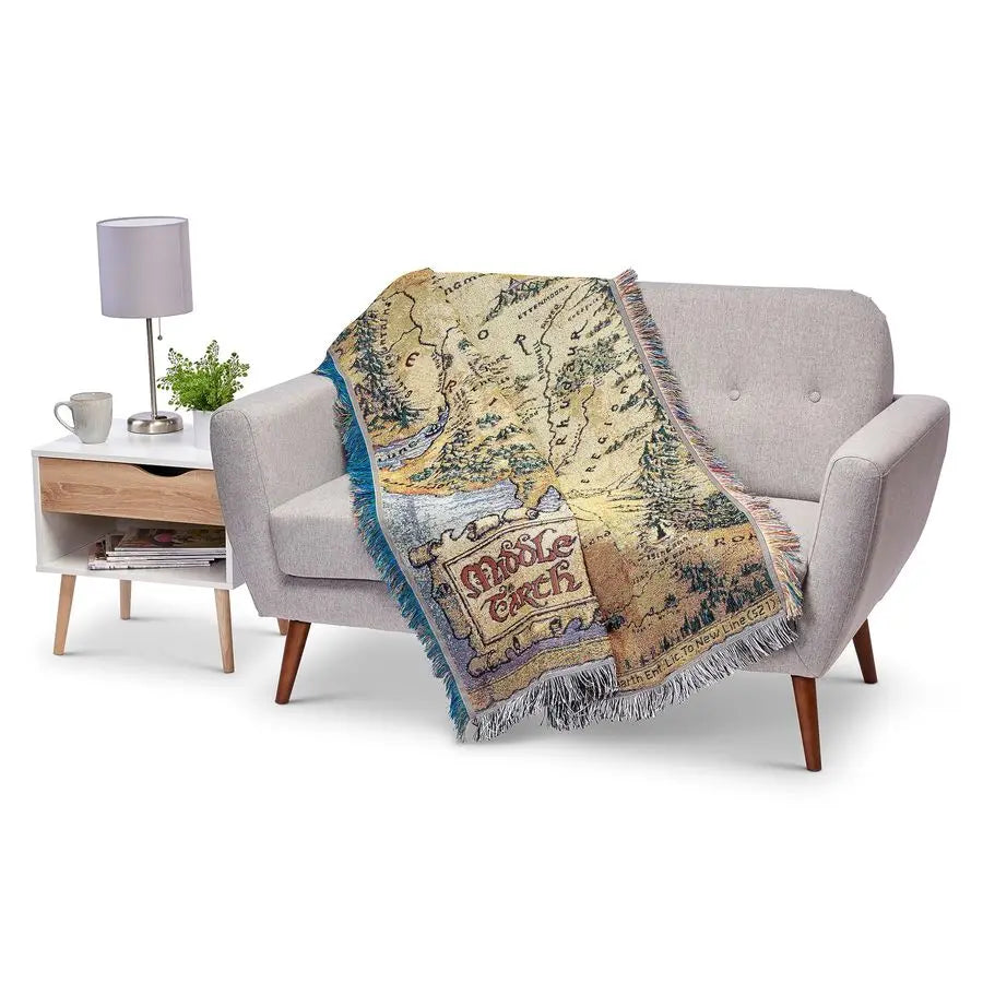 Lord Of The Rings The Hobbit Woven Tapestry Throw Blanket