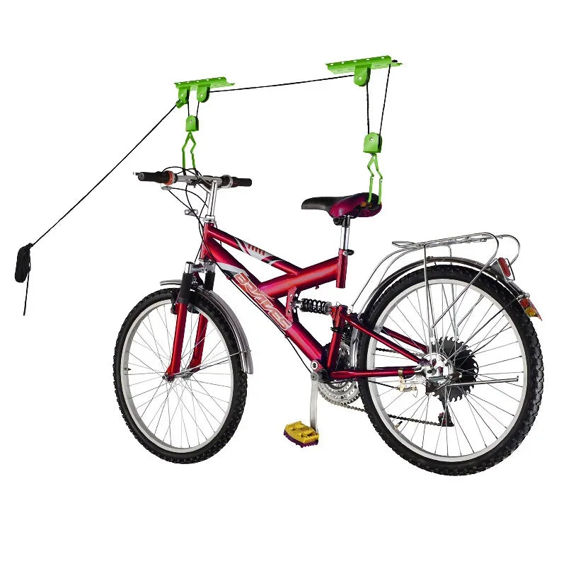 Bicycle Garage Storage Lift Hoist 45kg Capacity Heavy Duty