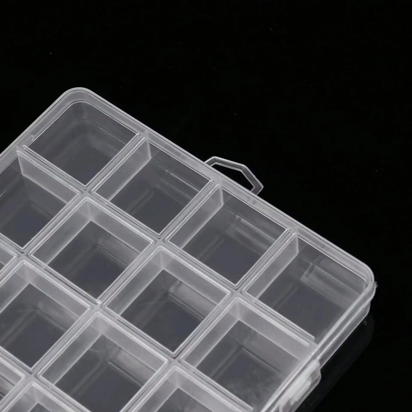 Plastic Jewelry Storage Case 28-Grid With Removable Dividers