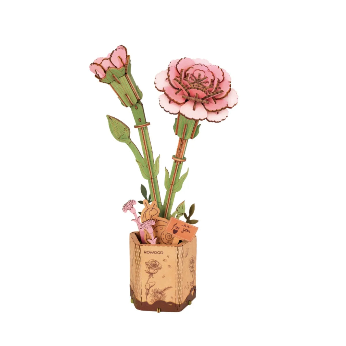 Rolife 3D Wooden Puzzle Flowers Eternal Flowers Model Kit