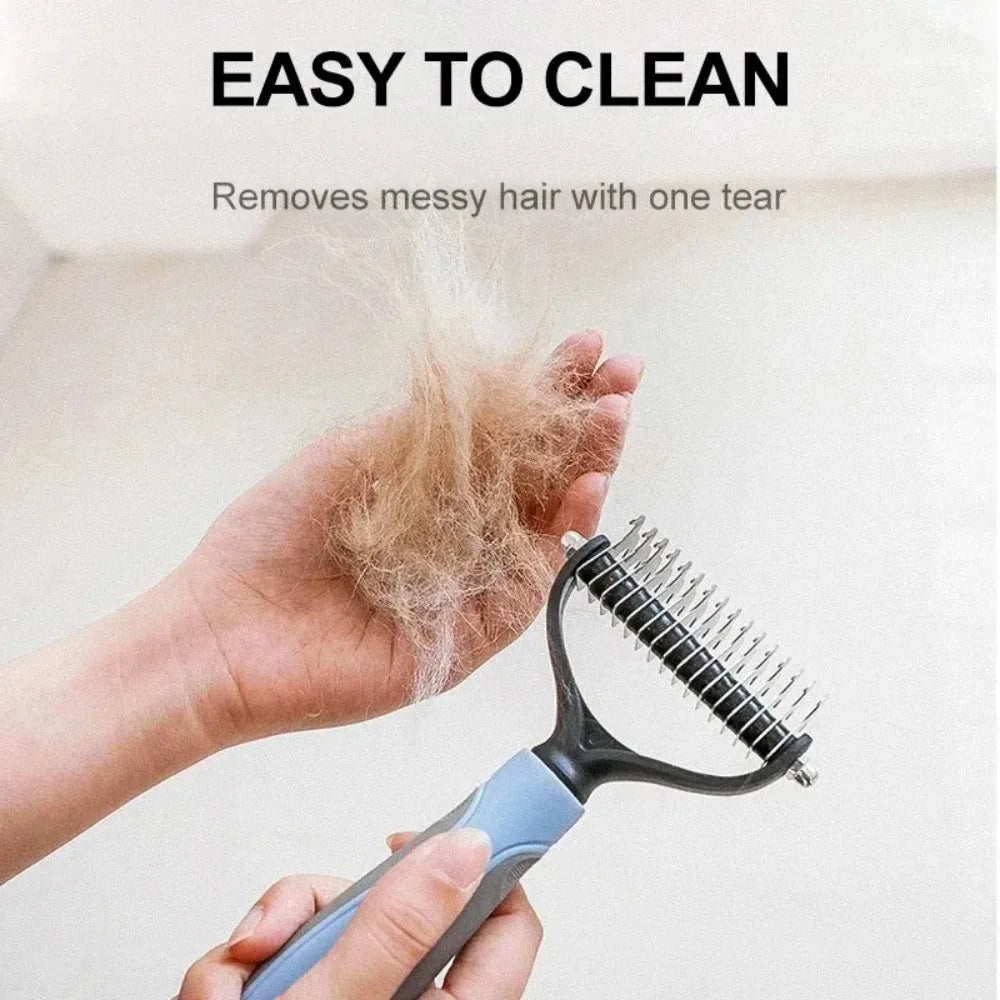 Grooming Comb Double Sided Hair Remover for Dogs and Cats