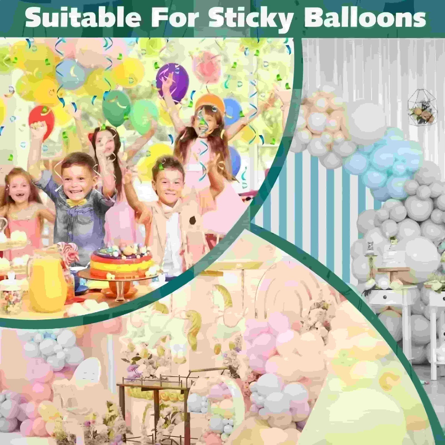 Transparent Double Sided Adhesive Dots For Balloons Multipurpose