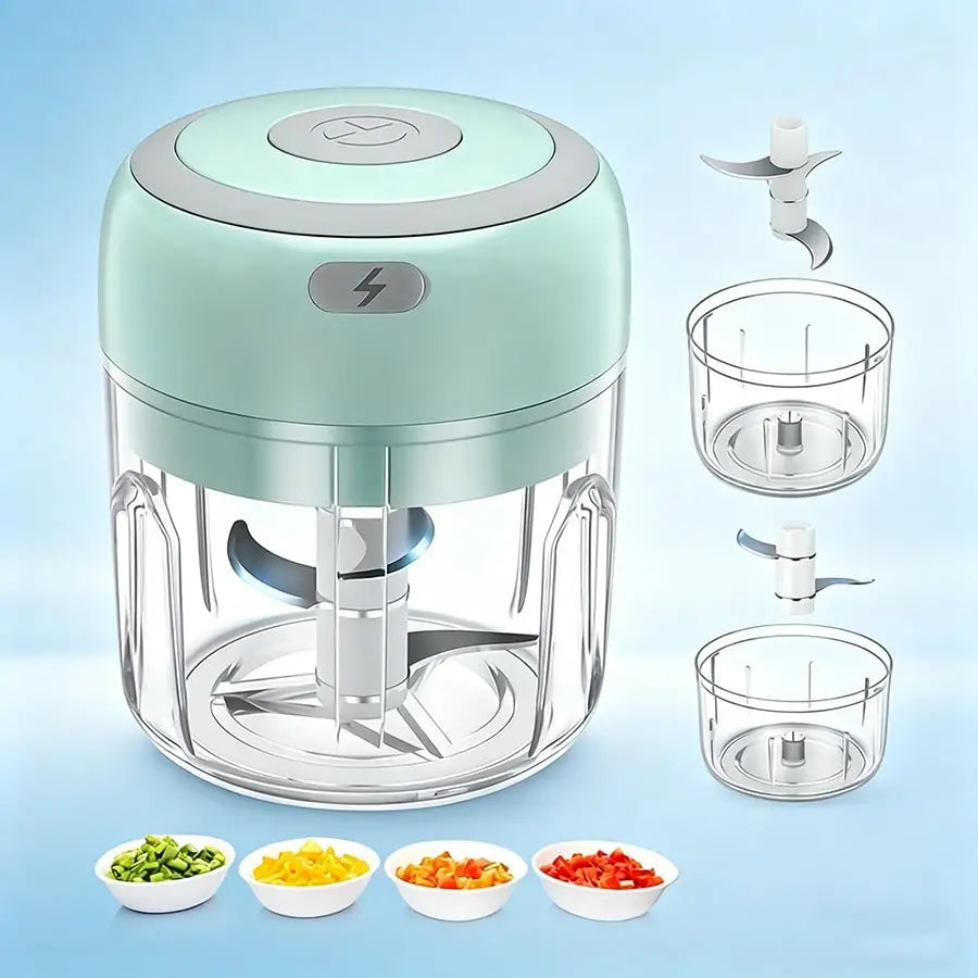 Rechargeable Garlic Chopper And Meat Grinder Multi Purpose Kitchen Tool