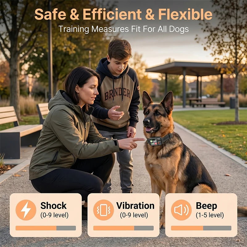 Dog Electronic Fence Outdoor GPS Fencing System Waterproof Training Collar
