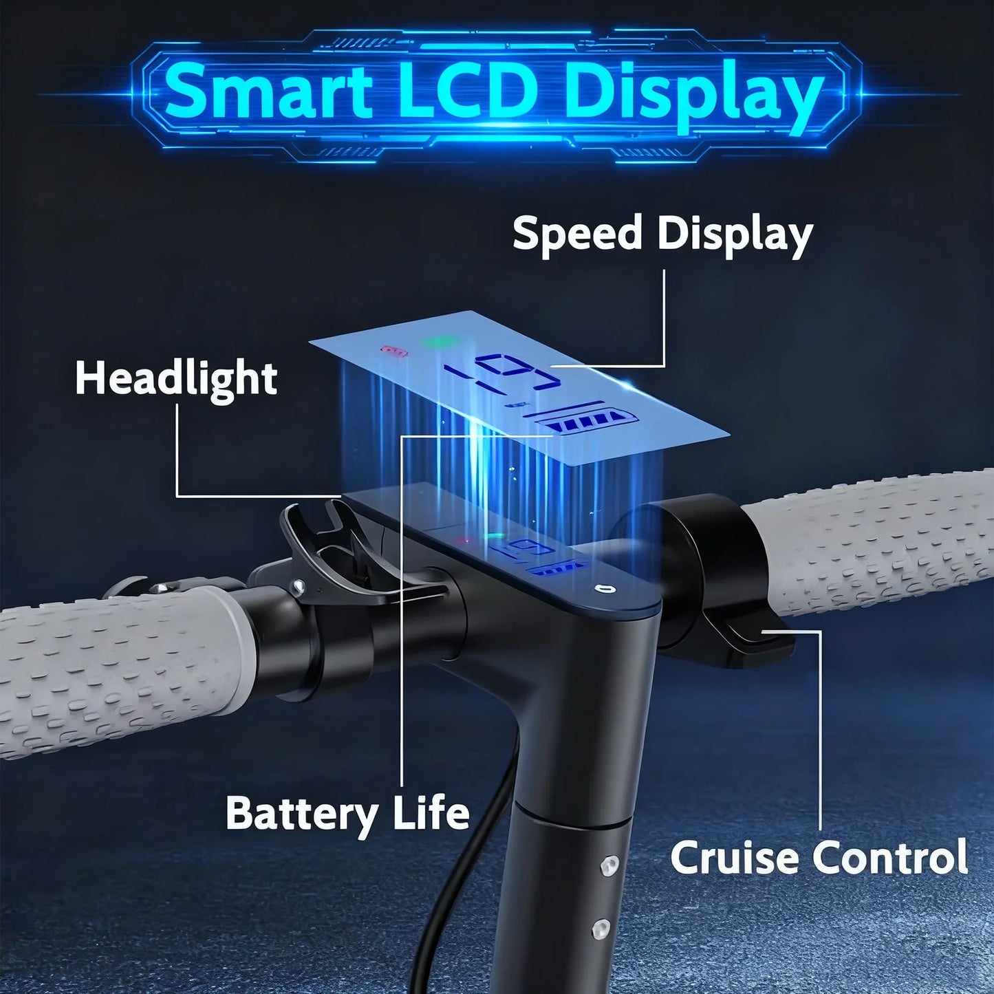 Ladped LP60 Electric Scooter 350W 19Mph Foldable 16 Mile Range
