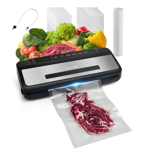 Succebuy 80Kpa 120W Vacuum Sealer 7 In 1 With Bags