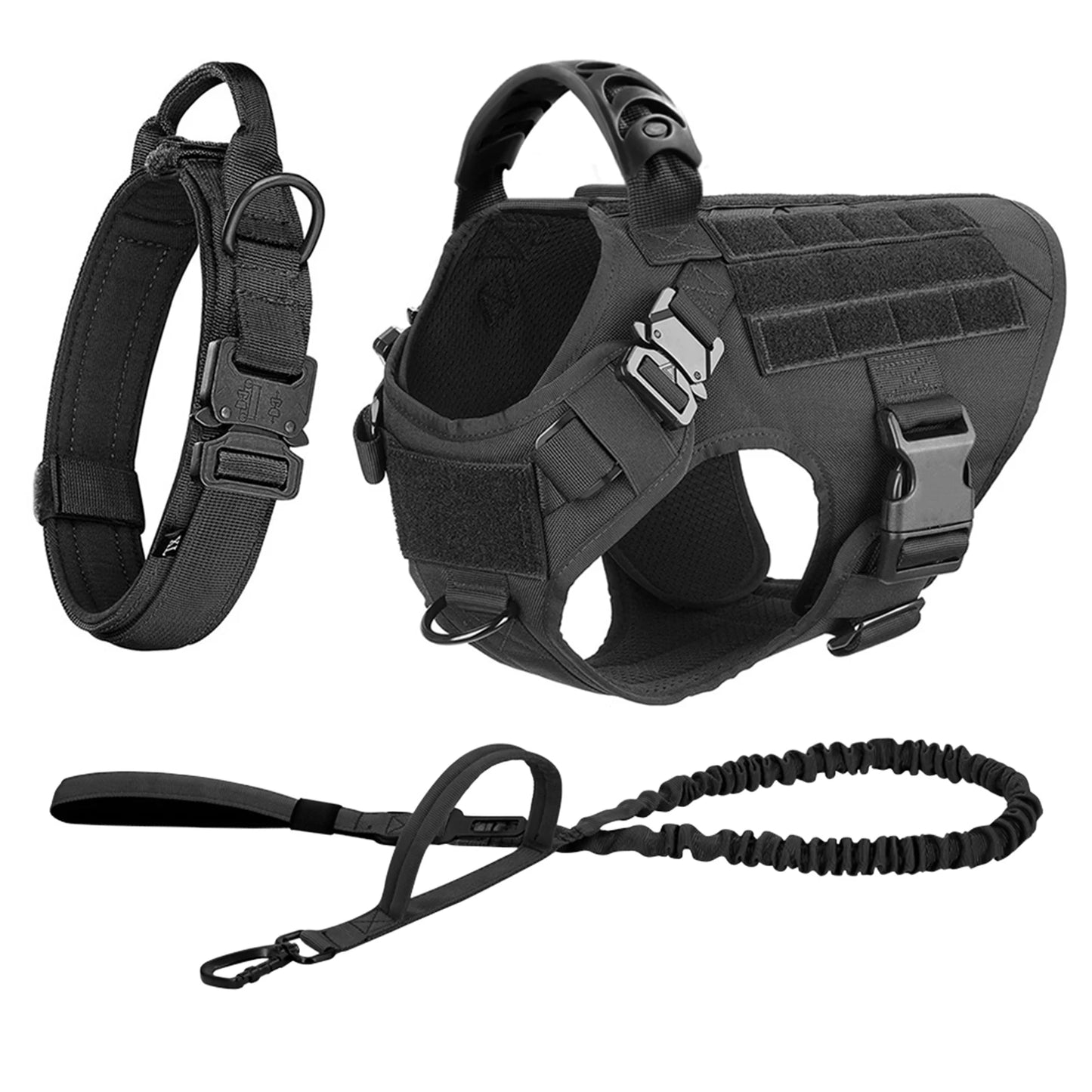 Nylon Dog Harness And Leash Set For Large Dogs Training Walking Vest