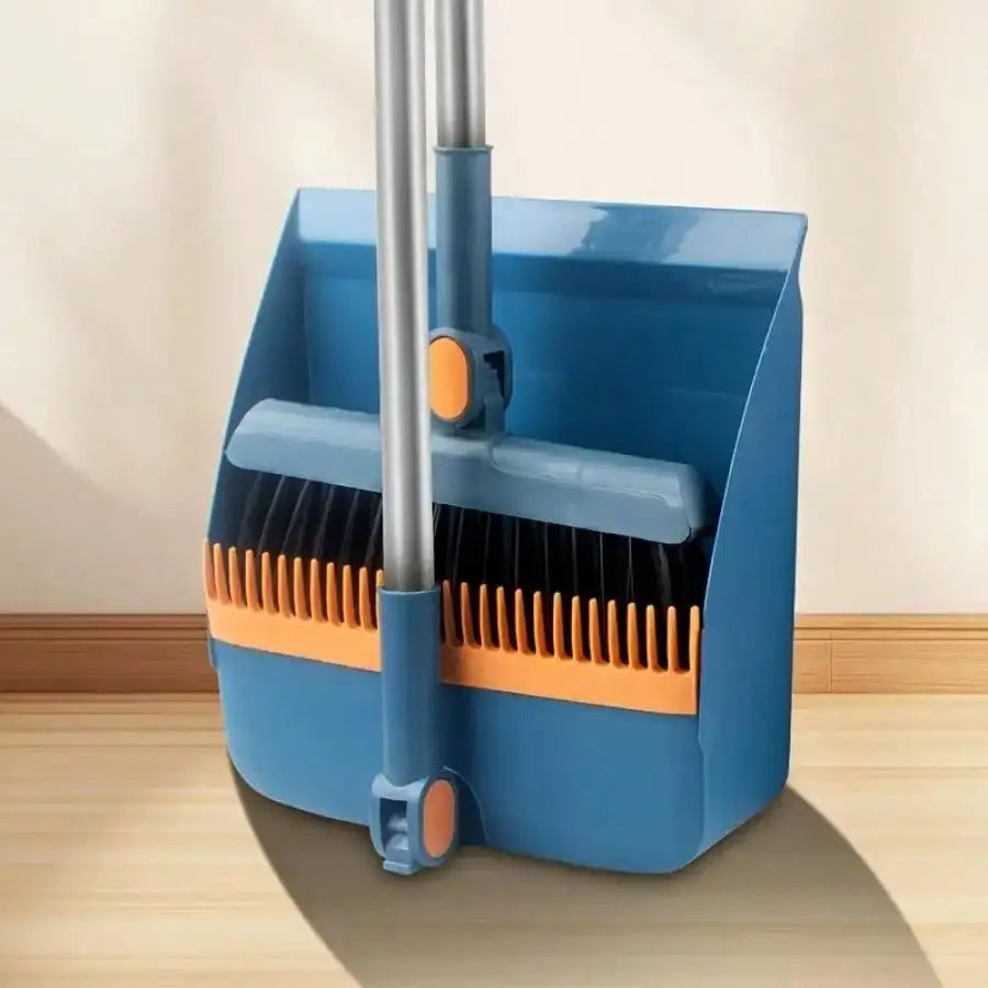Foldable Broom And Dustpan 3-In-1 Rotatable Cleaning Set