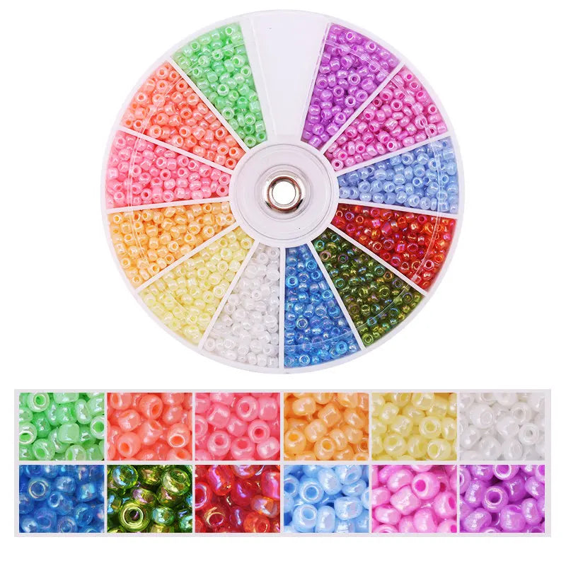 Glass Seed Beads Set 2000 Pieces For Jewelry Making DIY