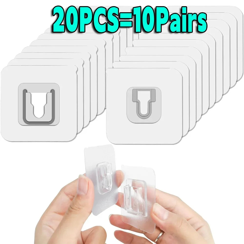 Double Sided Adhesive Wall Hooks Suction Cup Kitchen