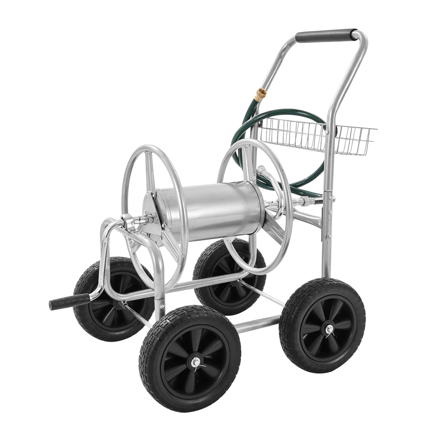 SucceBuy Hose Reel Cart Heavy Duty Garden Yard Hose
