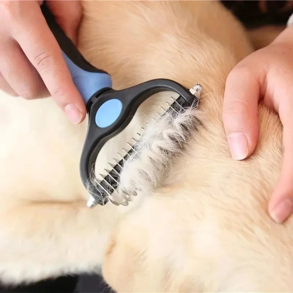 Grooming Comb Double Sided Hair Remover for Dogs and Cats