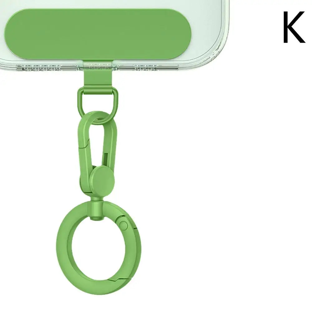 Metal Phone Lanyard With Rotatable Buckle And Steel Clip