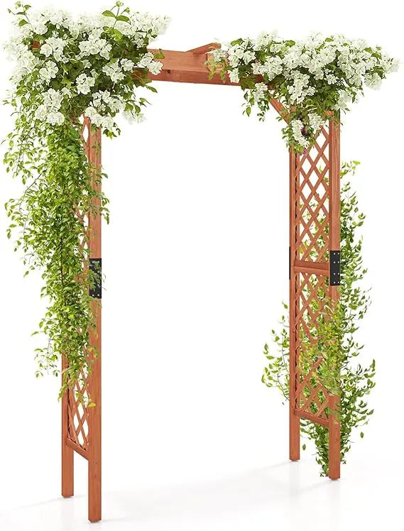 Fir Wood Garden Arch for Weddings and Outdoor Pergolas